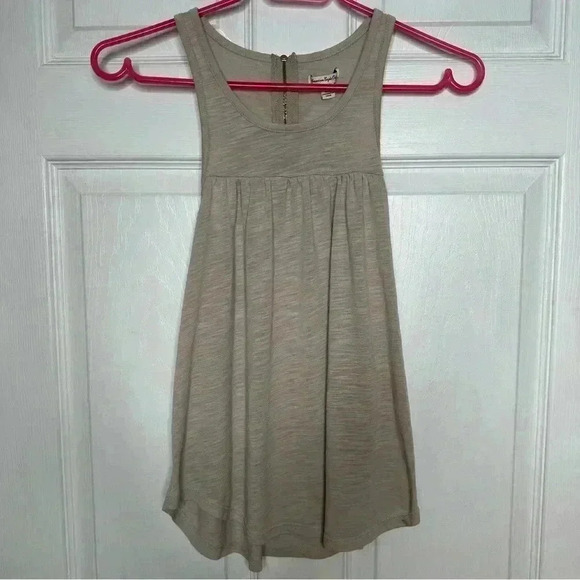 American Eagle Outfitters Babydoll Tank Top Brownish Grey Size Small - Picture 1 of 16
